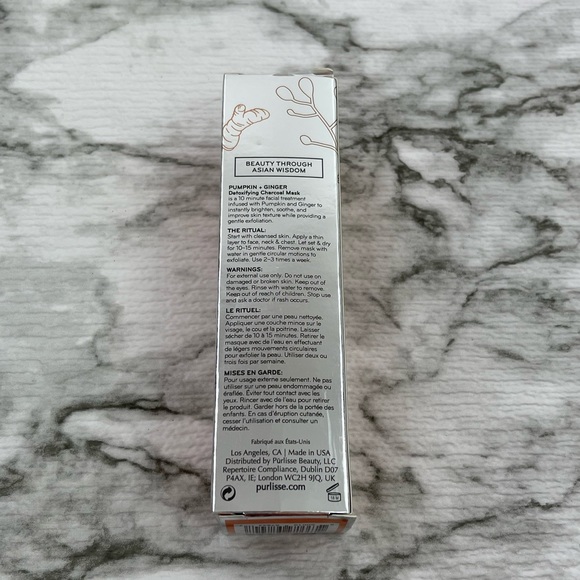 This PURLISSE BEAUTY Pumpkin + Ginger Detoxifying Charcoal Mask - Picture 9 of 10